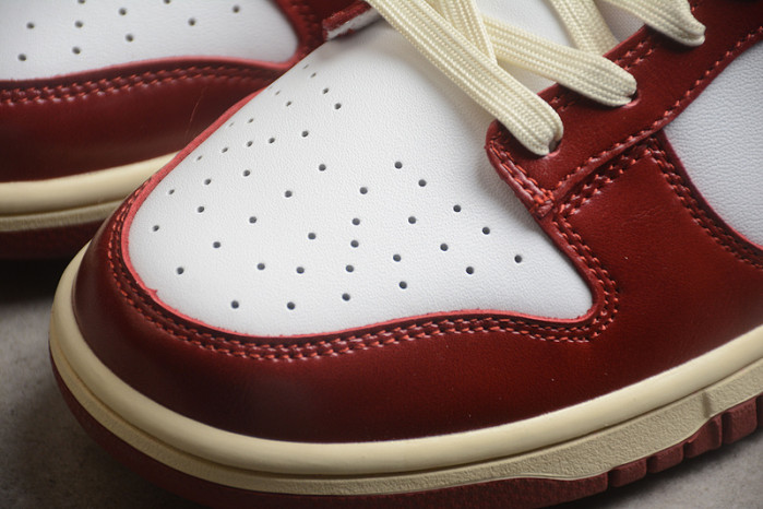 Nike Dunk Low PRM Vintage Team Red  FJ4555-100