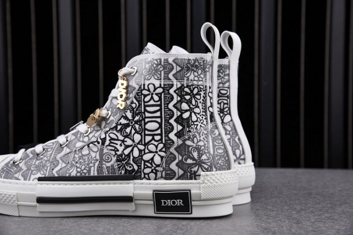 B23 OBLIQUE HIGH TOP SNEAKERS T00480H0534