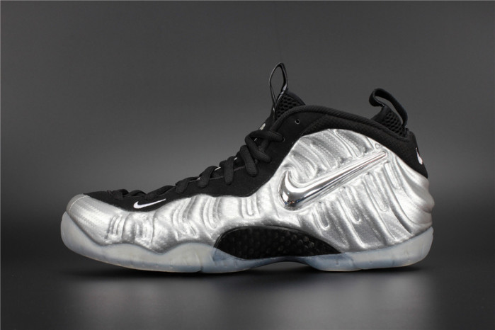 Nike Air Foamposite Pro PRM “Silver Surfer” metallic silver mens 616750-004