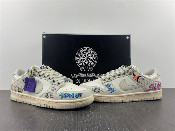 nike dunk low Ch*0me He**ts dd1503-107