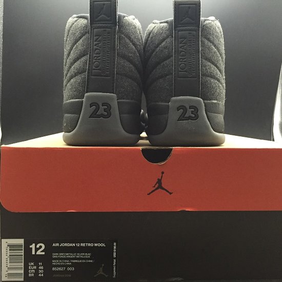 Air Jordan 12 Retro WOOL Metallic Silver