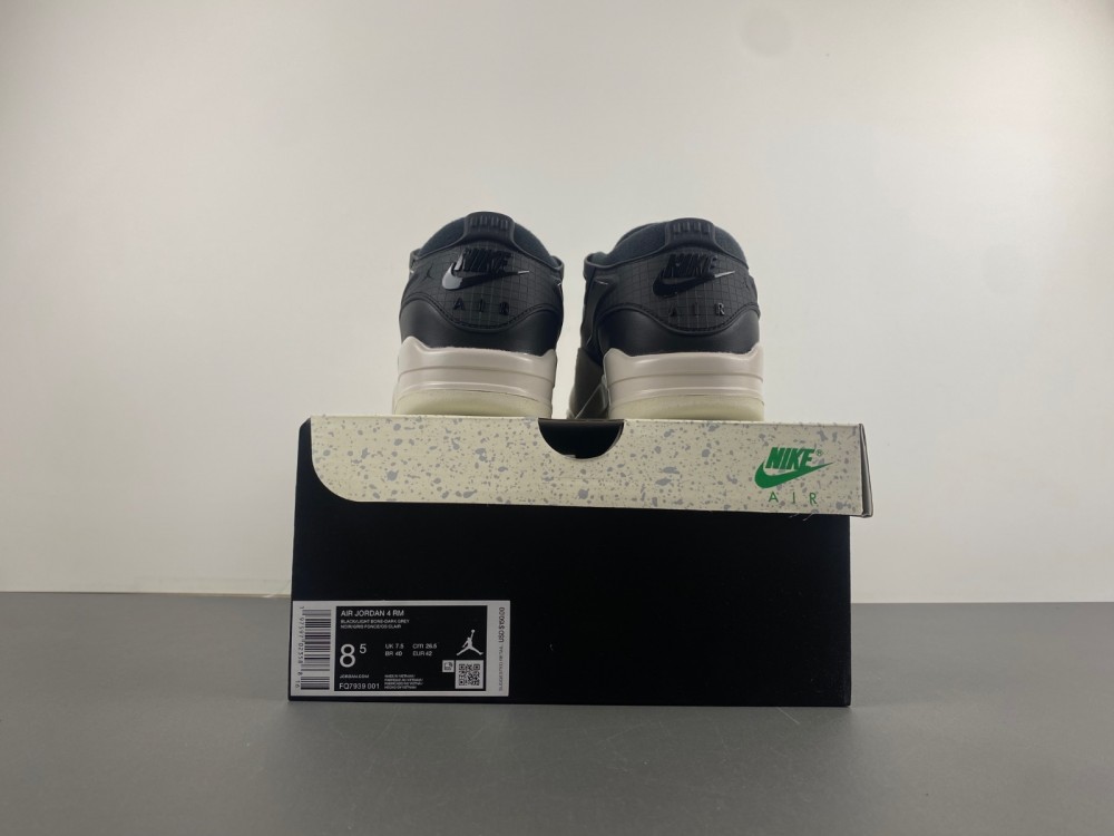Air Jordan 4 RM “Black/Light Bone” RM FQ7939-001