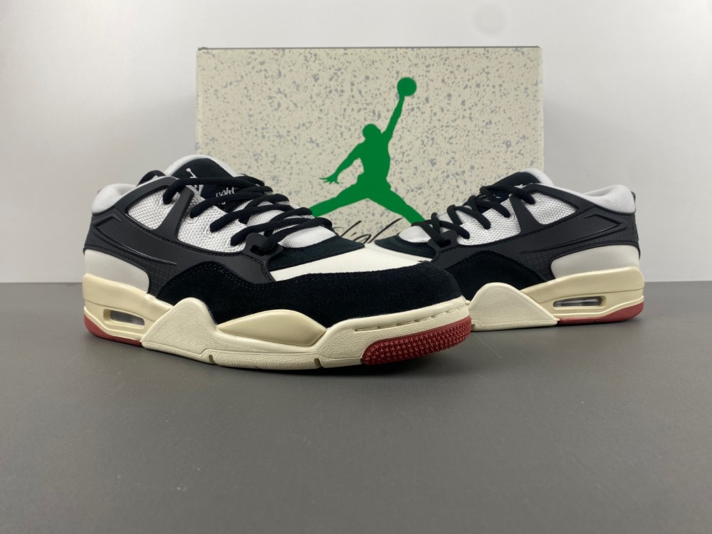 Air Jordan 4 RM “Black/Light Bone” RM FQ7939-100